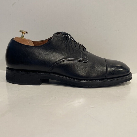 ALDEN 353 Cap Toe Derby CDI Black Calfskin Leather Cap Toe Mens Shoes Sz 11 AA/B Alden Black Shell Cordovan Cap toe oxford. # 9071 - Sherman  main image 4